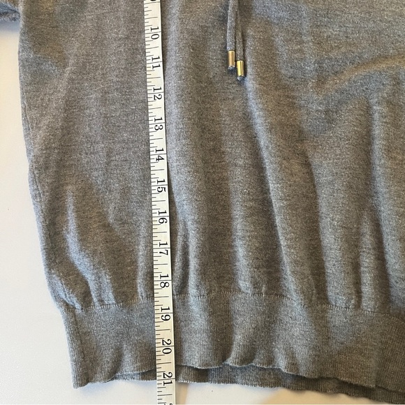 Workshop Republic Clothing Drawstring Cotten Hoodie Sweatshirt Grey Small - Picture 9 of 10